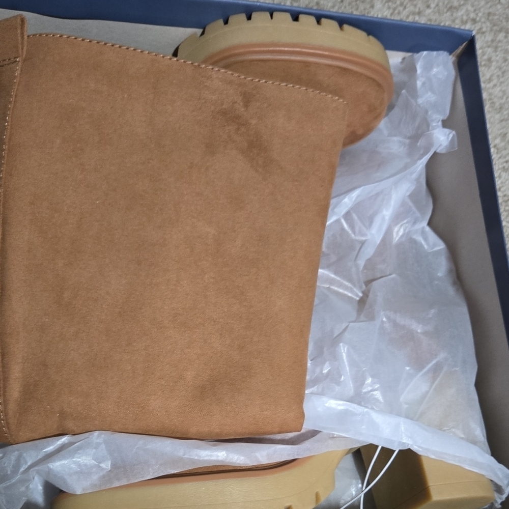 Tan Suede Boots